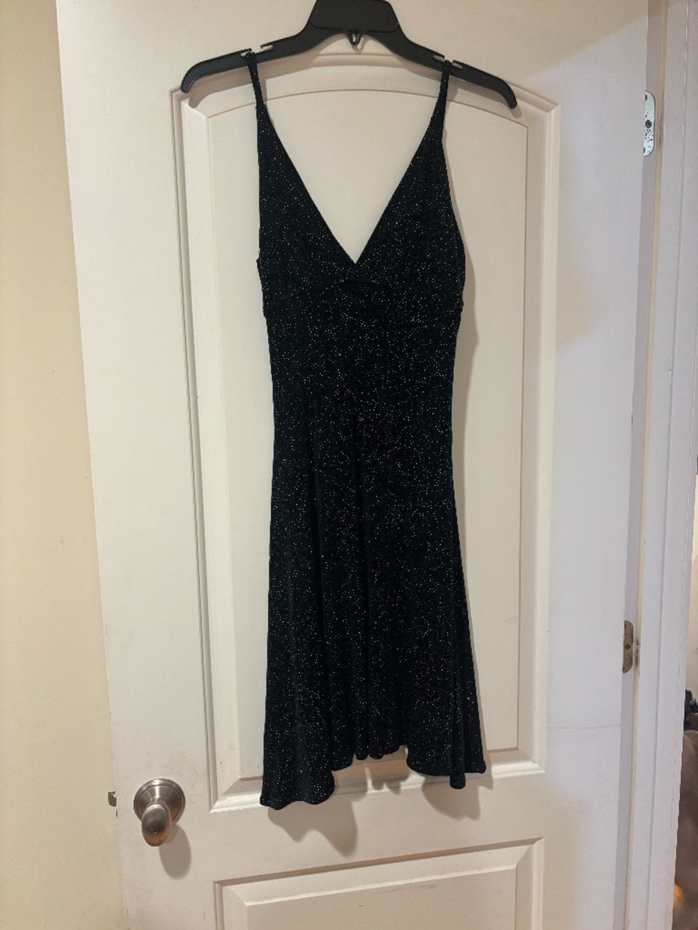 Sparkly black dress